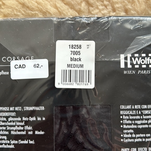 Two pairs of Wolford stockings. Package never opened. - Picture 7 of 9